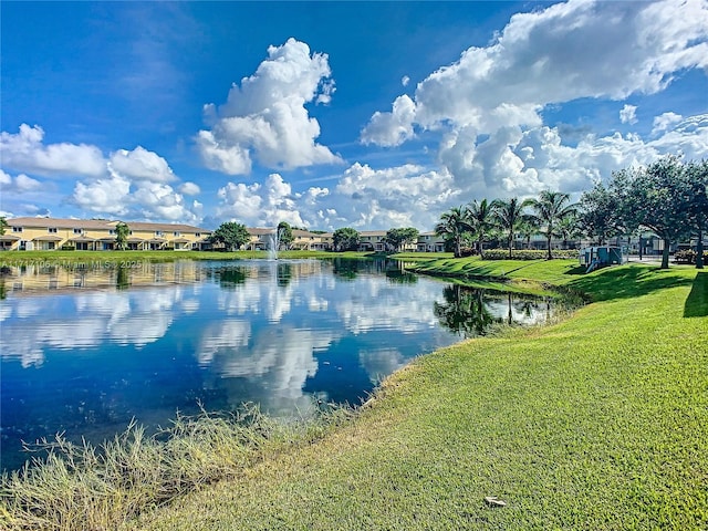 property view of water