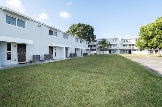 view of community with a yard