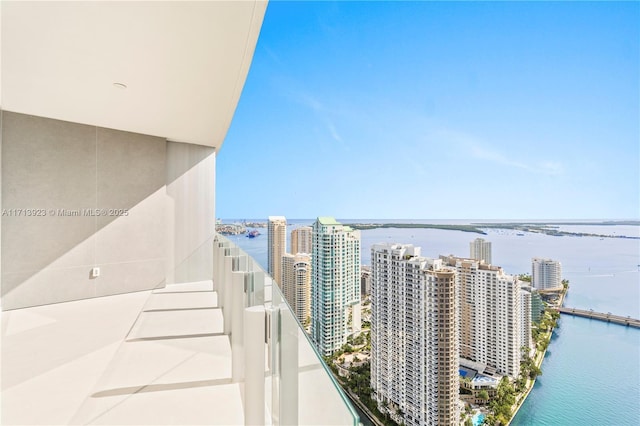 300 Biscayne Blvd Way Unit 4407, Miami, FL 33131 - balcony with a water view and a city view