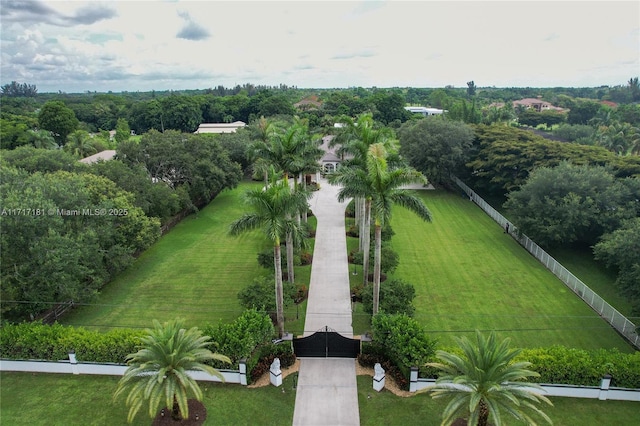 drone / aerial view