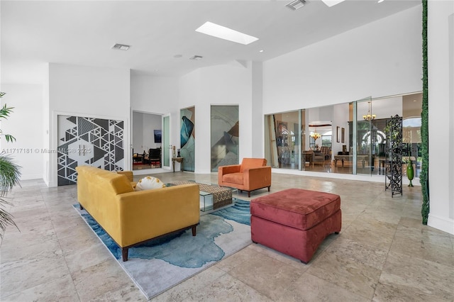 lobby featuring visible vents