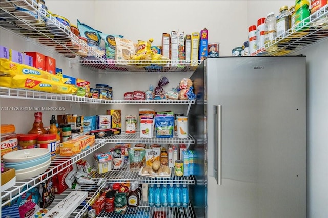 view of pantry