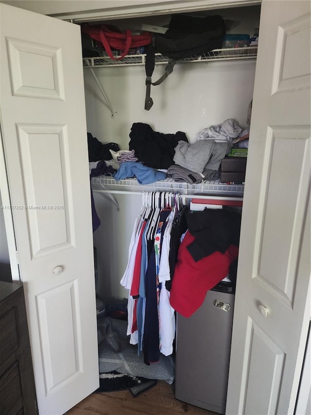 view of closet