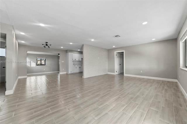 view of unfurnished living room