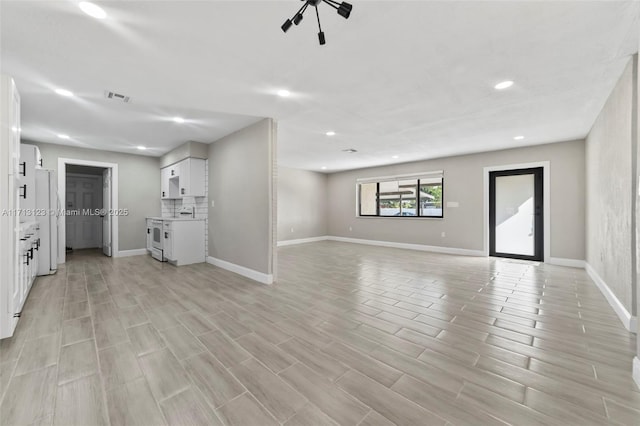 view of unfurnished living room