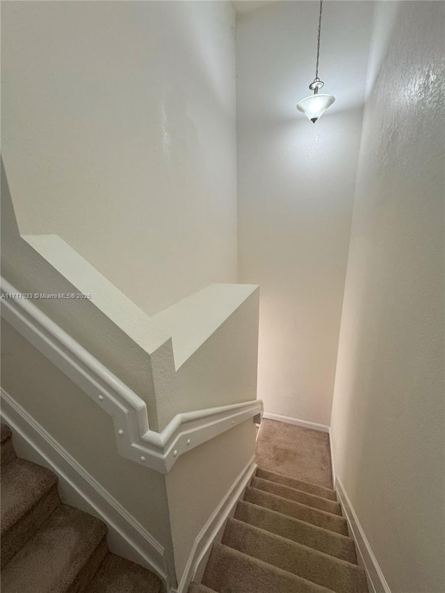 stairs with carpet