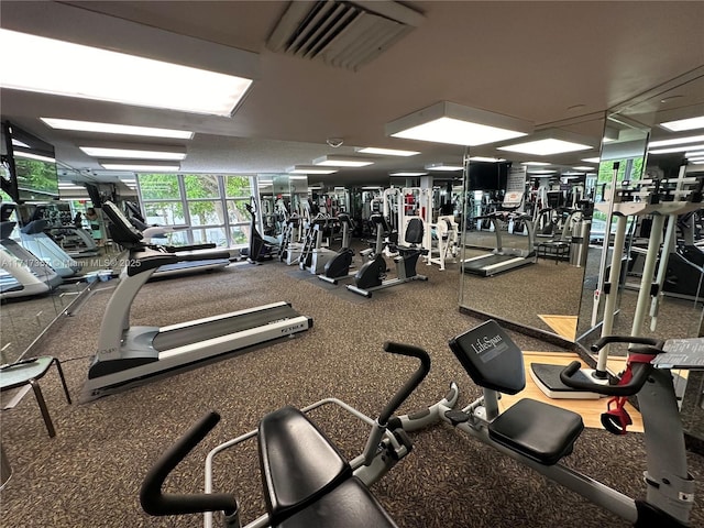 view of exercise room