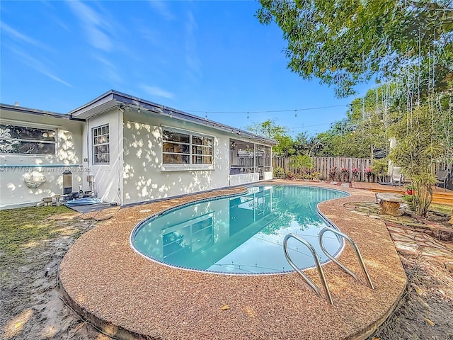 view of pool