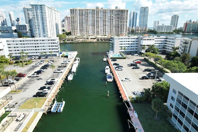 3849 NE 169th St Unit 302, North Miami Beach, FL 33160 - water view featuring skyline