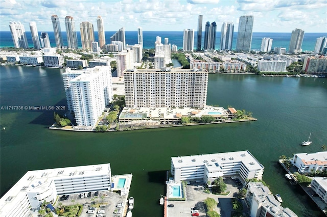 3849 NE 169th St Unit 302, North Miami Beach, FL 33160 - bird's eye view of city skyline and a large body of water