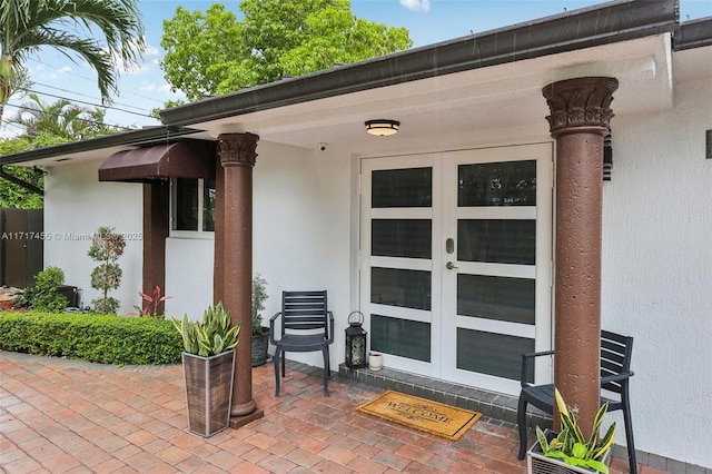 2550 SW 68th Ave, Miami, FL 33155 - entrance to property with french doors and a patio