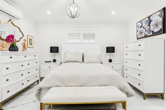 2550 SW 68th Ave, Miami, FL 33155 - dining room featuring crown molding and an inviting chandelier