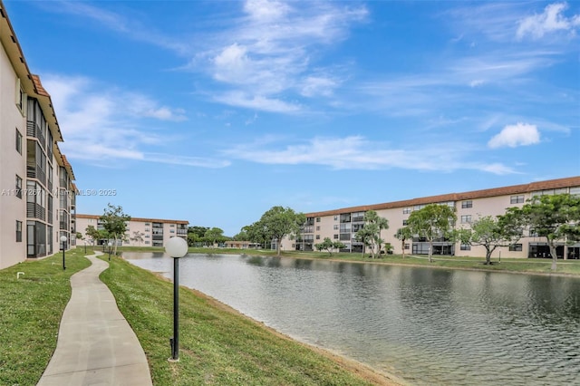 property view of water