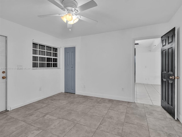 521 SW 68th Ter, Pembroke Pines, FL 33023 - tiled spare room with ceiling fan