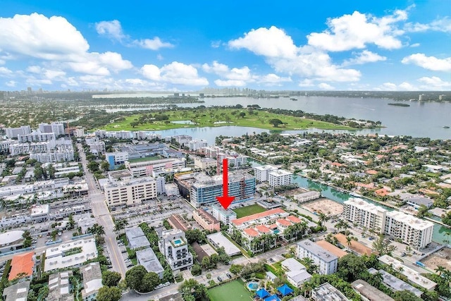 1155 97th St Unit 301, Bay Harbor Islands, FL 33154 - aerial view with a water view