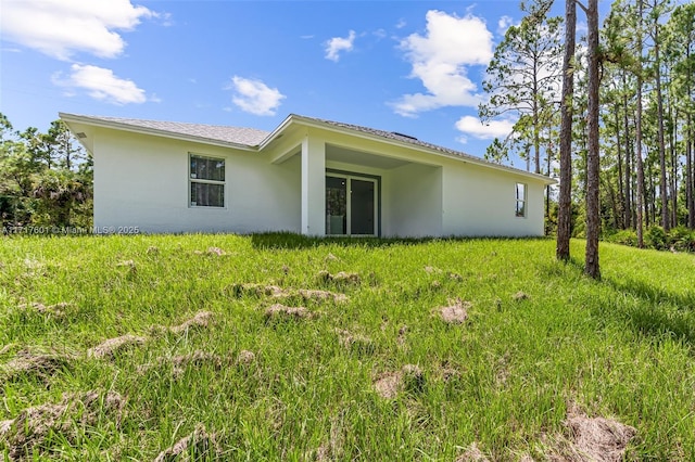 view of back of property