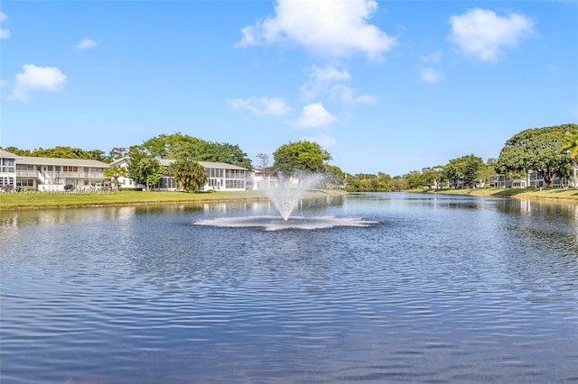 view of water feature