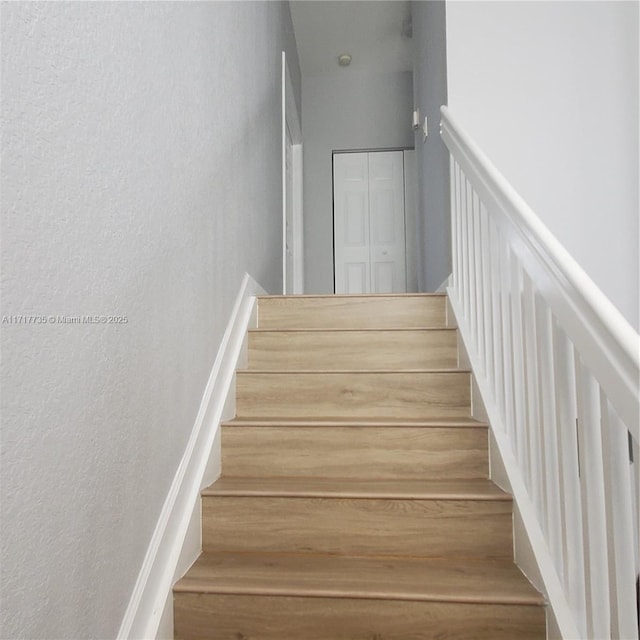 view of stairs