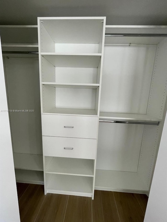 view of closet