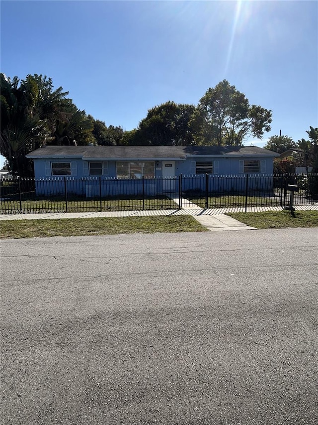 view of front of home