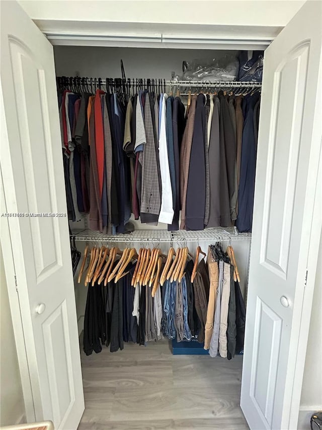 view of closet