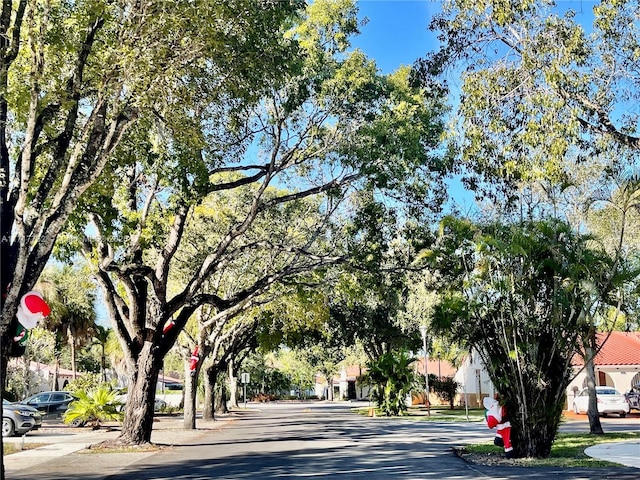 view of road