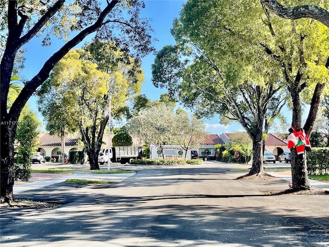 view of road