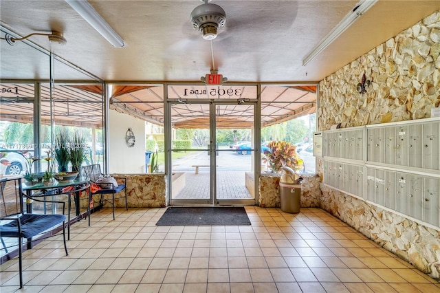 view of community lobby