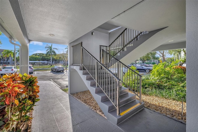 view of stairs