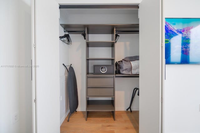 view of closet