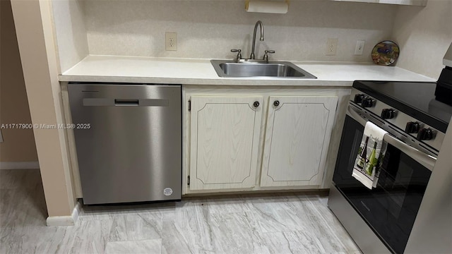 kitchen featuring sink and stainless steel appliances