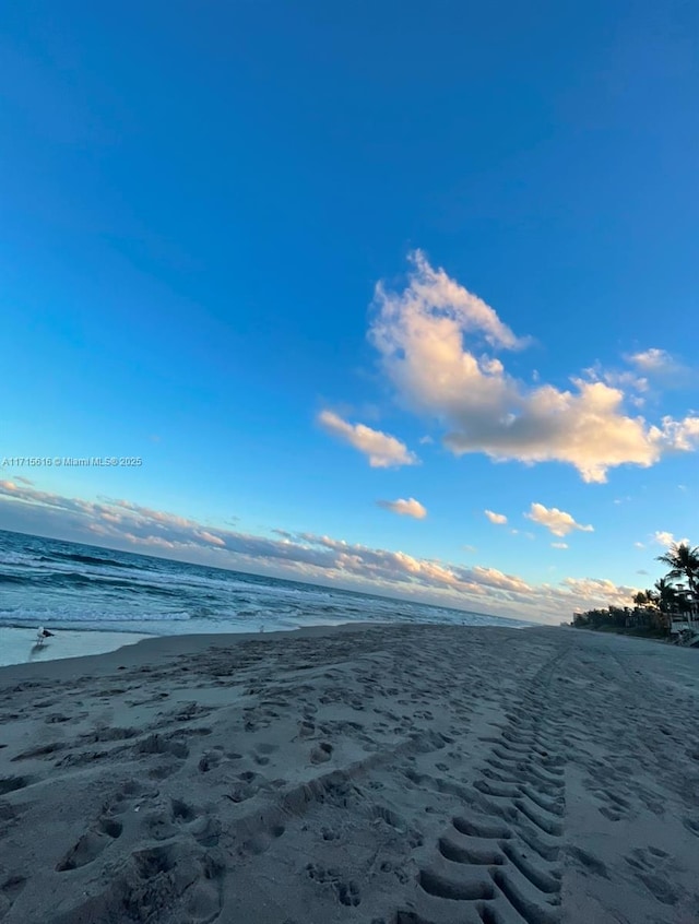 water view with a beach view