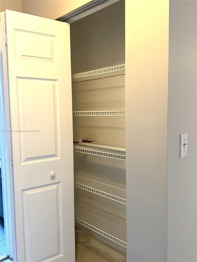 view of closet