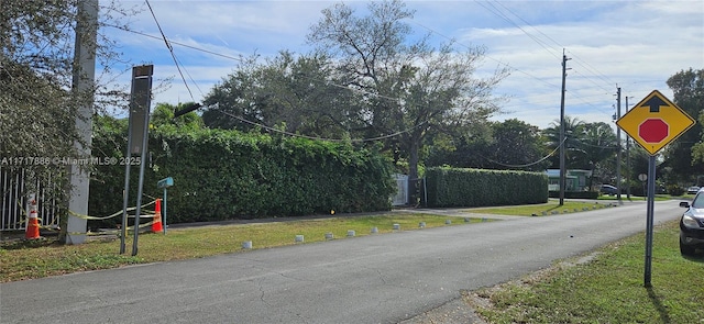 view of road