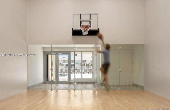 view of basketball court