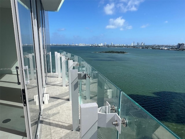 700 NE 26th Ter Unit 2004, Miami, FL 33137 - balcony with a water view and a view of city