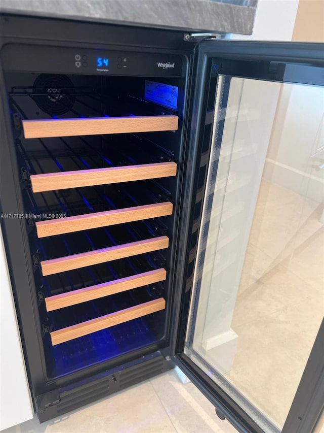 700 NE 26th Ter Unit 2004, Miami, FL 33137 - detailed view of wine cooler
