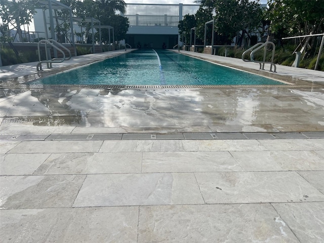 view of pool