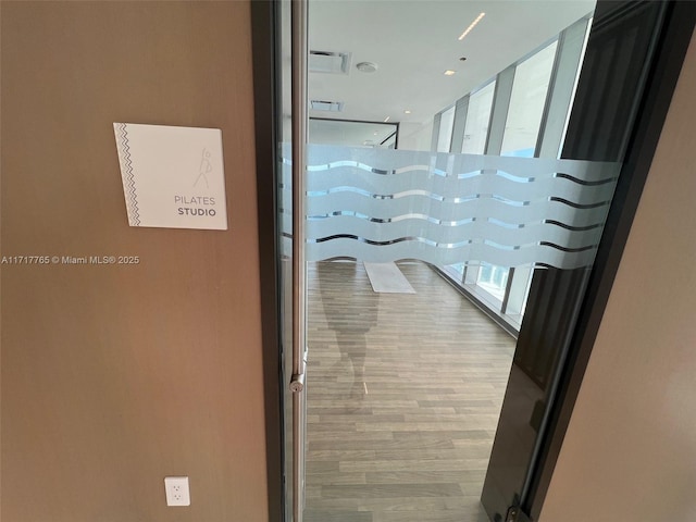 700 NE 26th Ter Unit 2004, Miami, FL 33137 - corridor with wood finished floors
