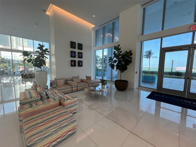 700 NE 26th Ter Unit 2004, Miami, FL 33137 - community lobby featuring a towering ceiling
