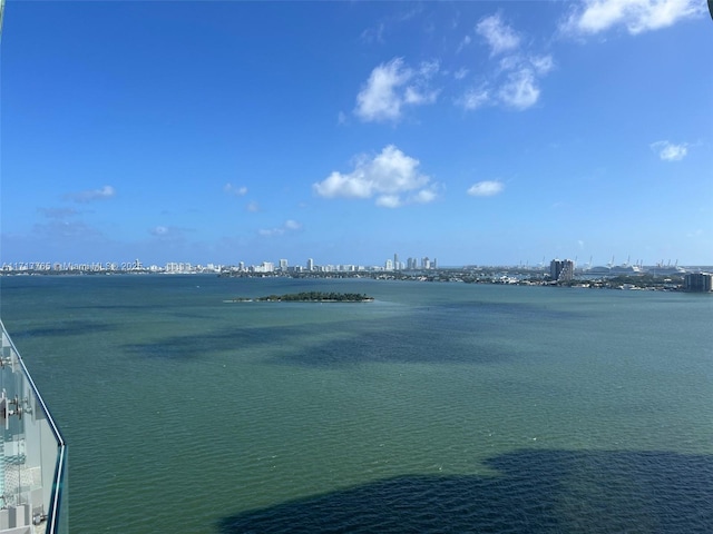 view of water feature