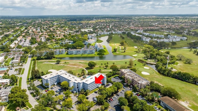 1402 NW 80th Ave Unit 410, Margate, FL 33063 - aerial view of property and surrounding area featuring apartment complex and a golf club