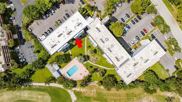 1402 NW 80th Ave Unit 410, Margate, FL 33063 - aerial view of a pool