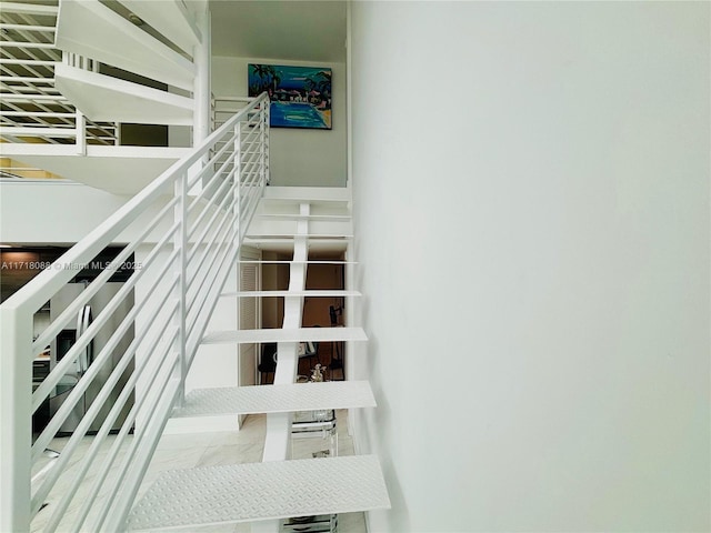 view of staircase