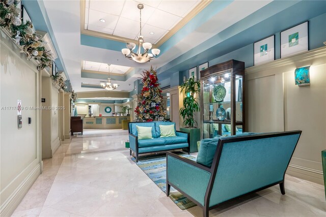 view of community lobby