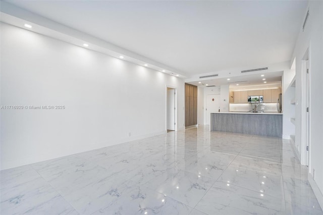 view of unfurnished living room