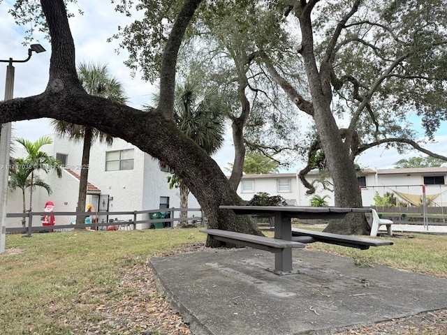 view of home's community featuring a yard