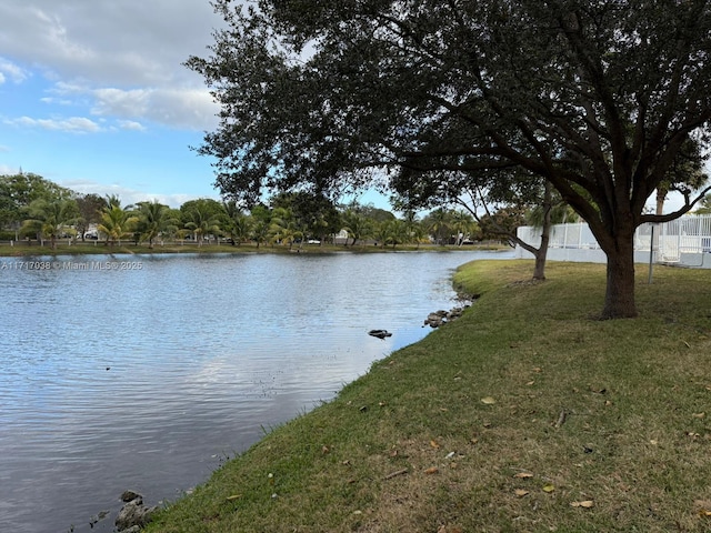 property view of water