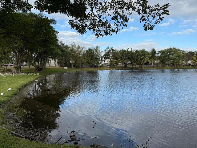 property view of water