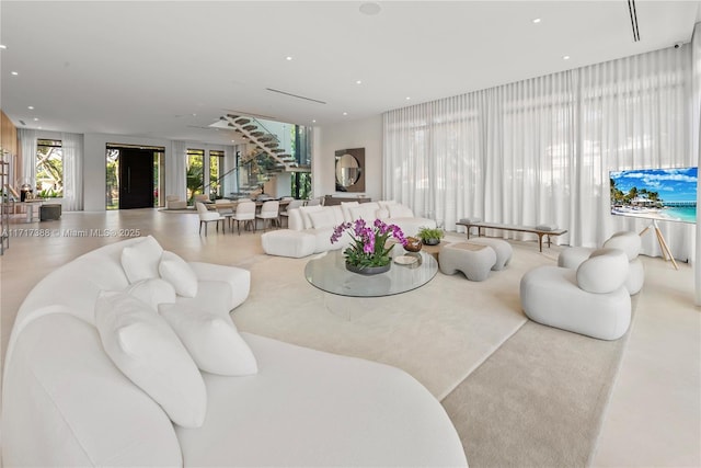 view of living room